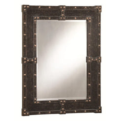Antique Trunk Look Mirror - Katy Furniture