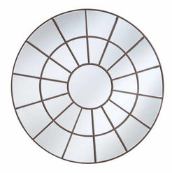Palladian inspired circular mirror - Katy Furniture