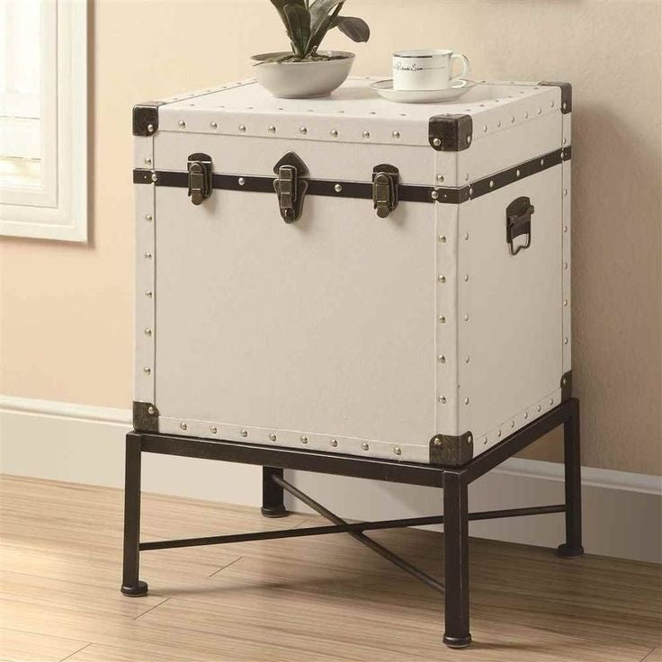 Trunk Storage Side Table - Katy Furniture