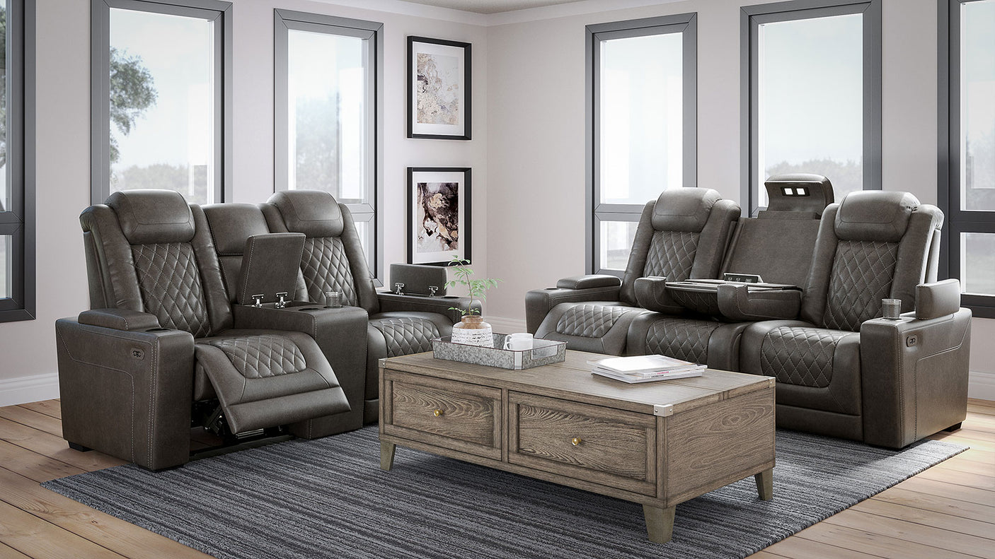 Hyllmont Power Sofa, Loveseat, & Recliner