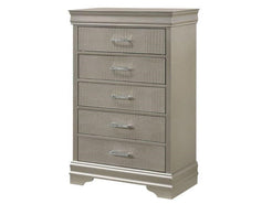 Amalia Champagne King Bedroom Set