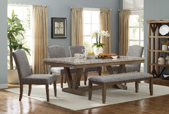 Amanda Rectangular Table w/ 4 chairs