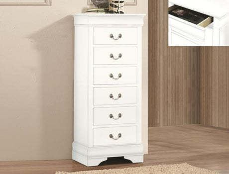 Philip White Full Bedroom Set - Katy Furniture
