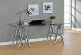 Karla Adjustable Desk - Clear