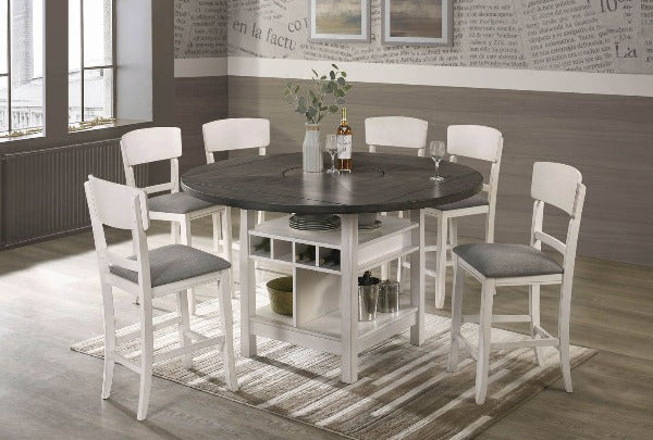Connie Round into Square Table w/ 4 Chairs