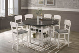 Connie Round into Square Table w/ 4 Chairs