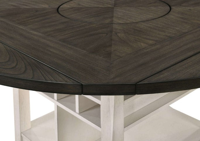 Connie Round into Square Table w/ 4 Chairs