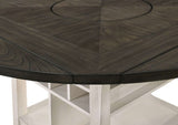 Connie Round into Square Table w/ 4 Chairs