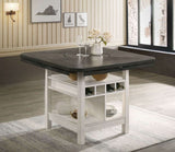 Connie Round into Square Table w/ 4 Chairs