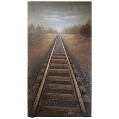 Vanishing Into The Distance Wall Art