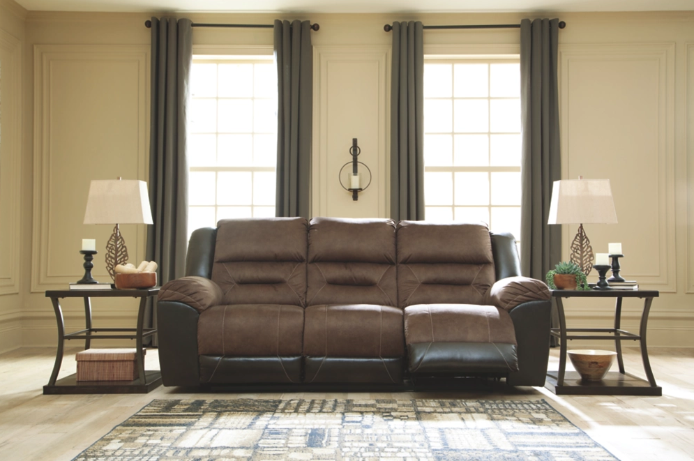 Duke Reclining Sofa and Loveseat