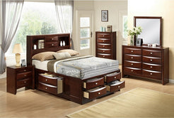 Emily Brown King Storage Bedroom Set