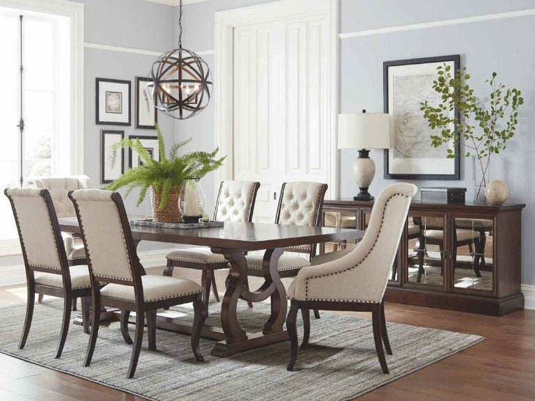 Glen Cove Java Arm Chair- Set of 2