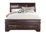 Hampton King Storage Bed w/ 2 Nightstand