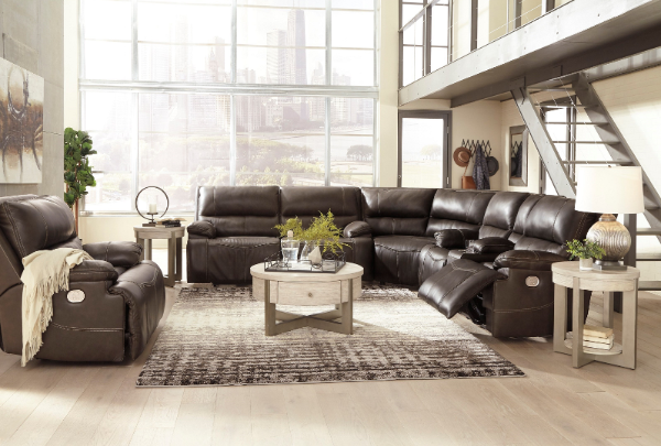 Haskell Leather Sectional