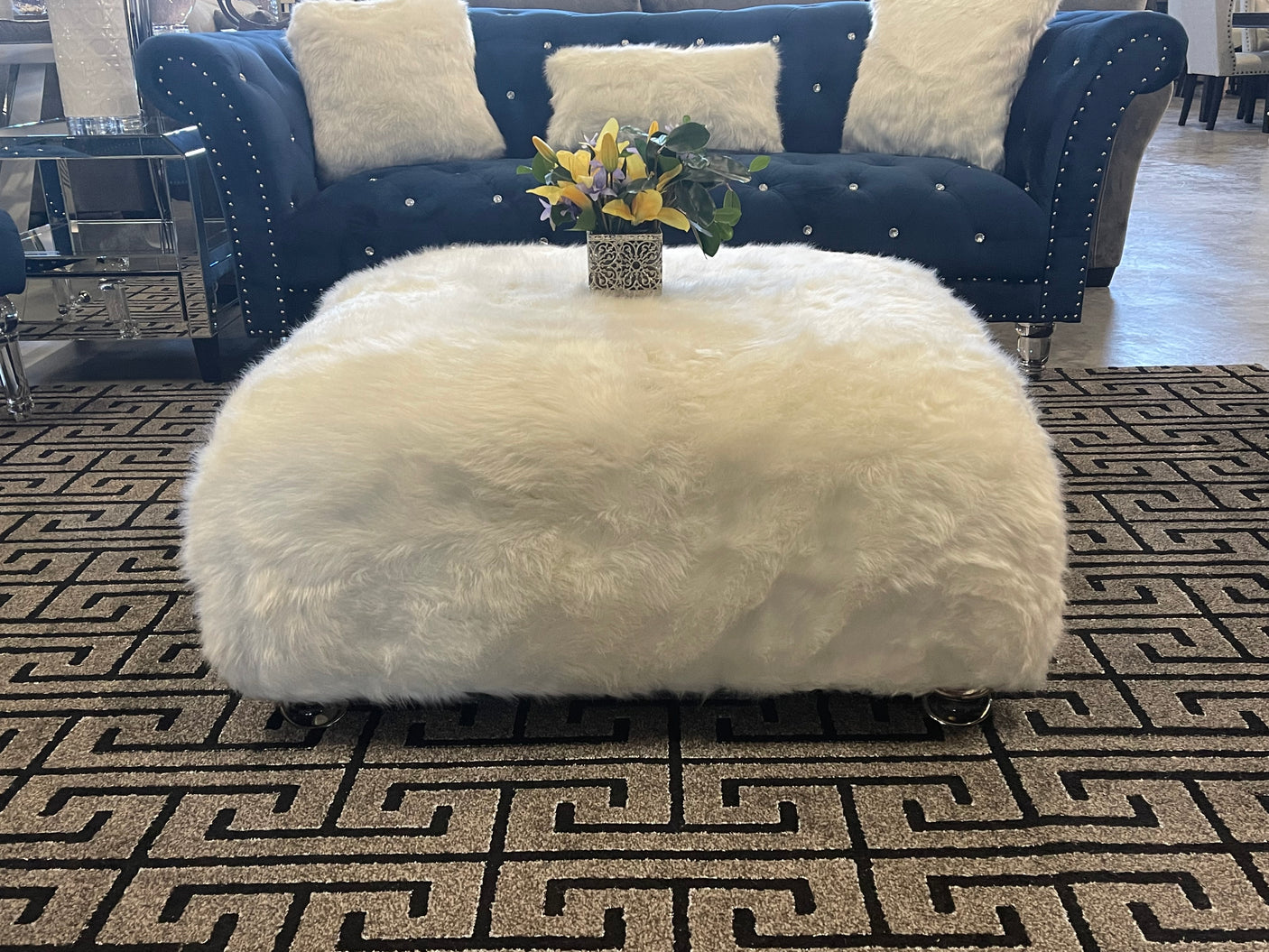 Bonnie Blue Sofa, Loveseat w/ FREE Chair
