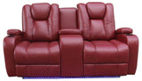 Robin Red Power Sofa & Loveseat