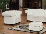 Kathryn Leather Ottoman