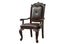 Kiera Espresso Arm Chair- Set of 2