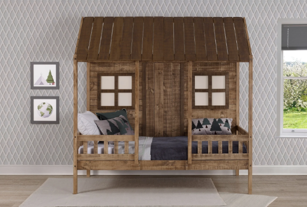 Log Cabin Twin Bed