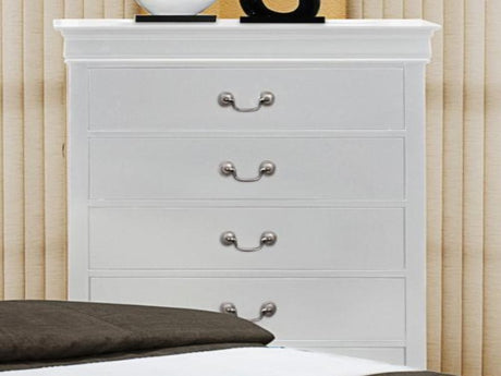 Philip White Full Bedroom Set - Katy Furniture