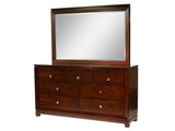 Nadia King Bed w/ Dresser & Mirror