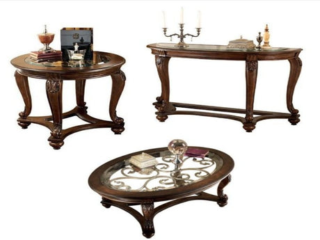 Norcastle Oval Coffee Table - Katy Furniture
