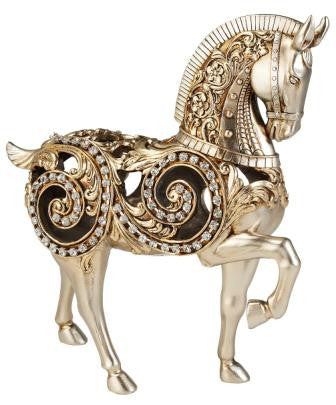 Gold Max Decorative Horse - Katy Furniture