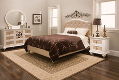 Paris Twin Upholstered 6pc Bedroom Set
