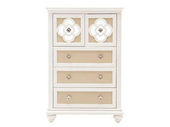 Paris Twin Upholstered 6pc Bedroom Set - Katy Furniture