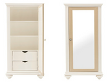 Paris Twin Upholstered 6pc Bedroom Set - Katy Furniture
