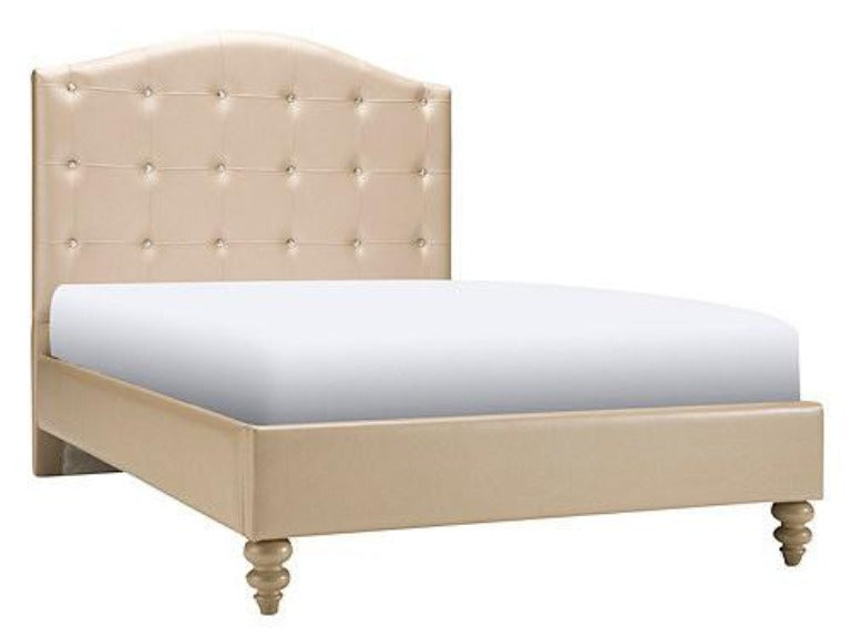 Paris Twin Upholstered 6pc Bedroom Set - Katy Furniture
