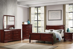 Philip Cherry Full Bedroom Set