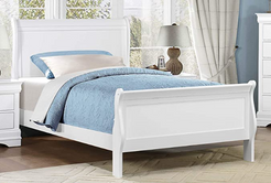 Philip White Twin Bed