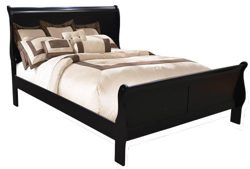 Philip Black King Bed - Katy Furniture
