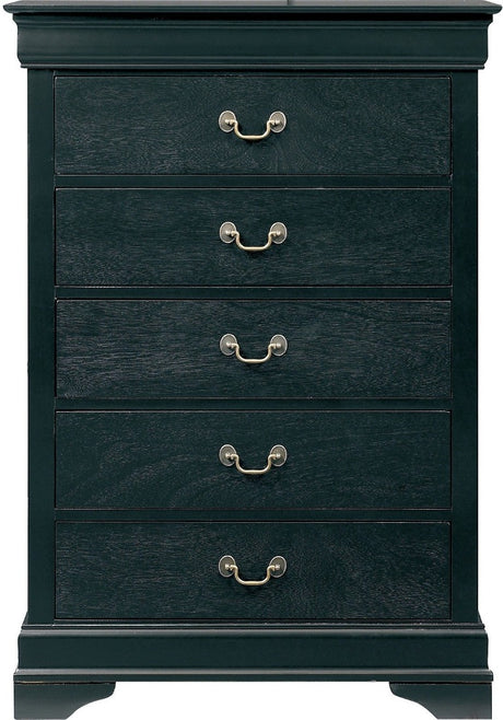 Philip Black Full Bedroom Set - Katy Furniture