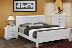 Philip White Queen Bed