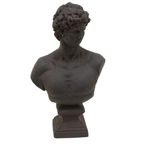 Resin Male Bust - Katy Furniture