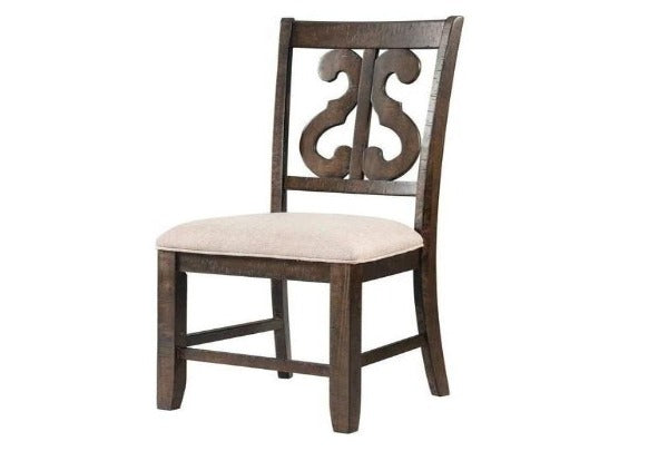 Stone Swirl Back Side Chair- Set of 2