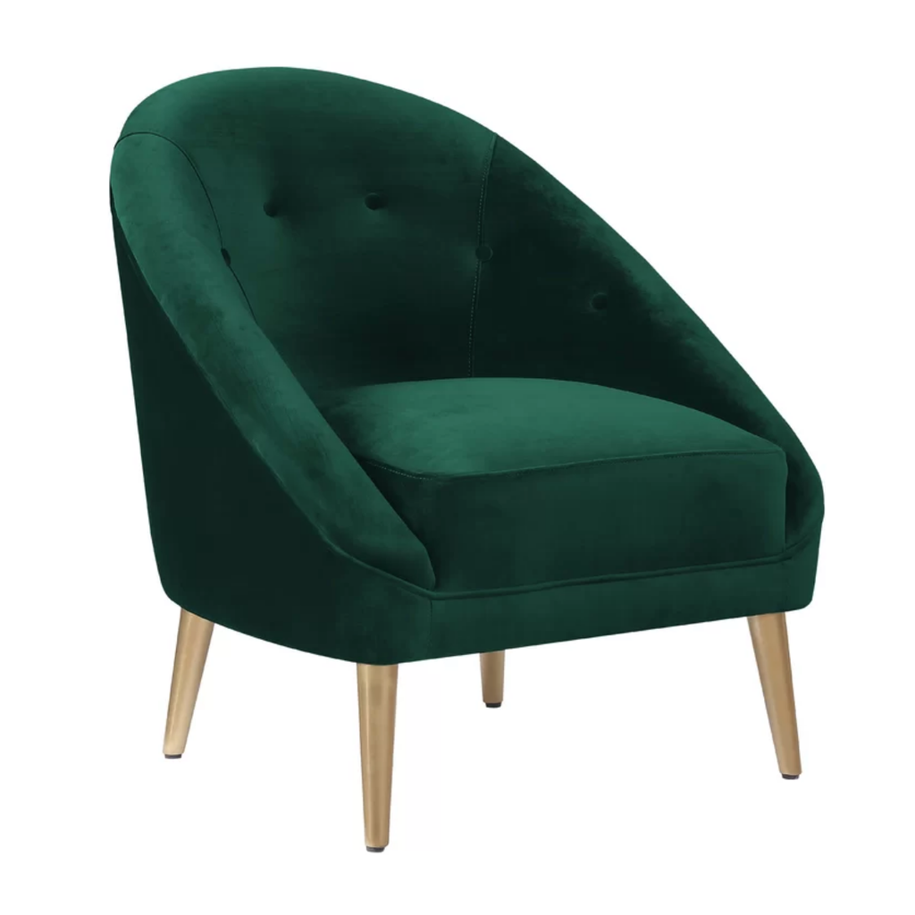 Velvet accent best sale chair under $100