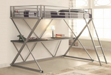 Full Loftbed with Workstation w/ FREE Full Mattress