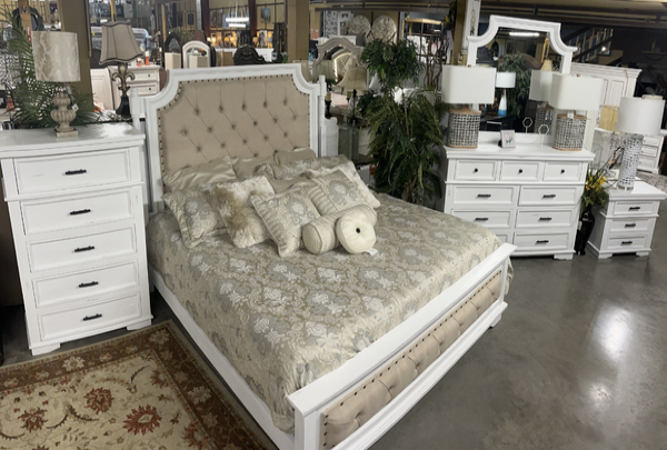 Sam White King Bedroom Set