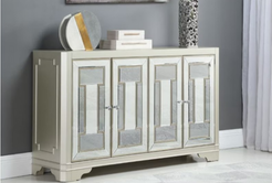 Crystal Champagne Colored Cabinet