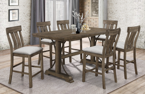 Quincy Counter Height Table w/ 4 Chair & FREE Bench
