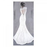 Woman in White Wall Art