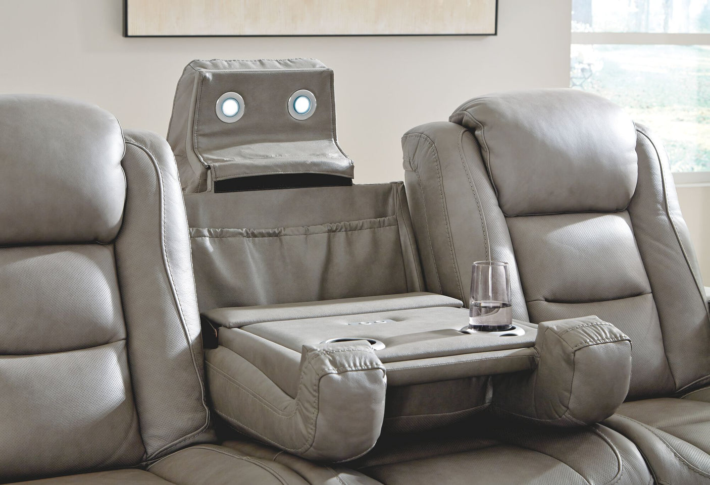 Man-Den Power Reclining Sofa, Loveseat & FREE Recliner