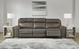 Roman Leather Power Sofa & Loveseat