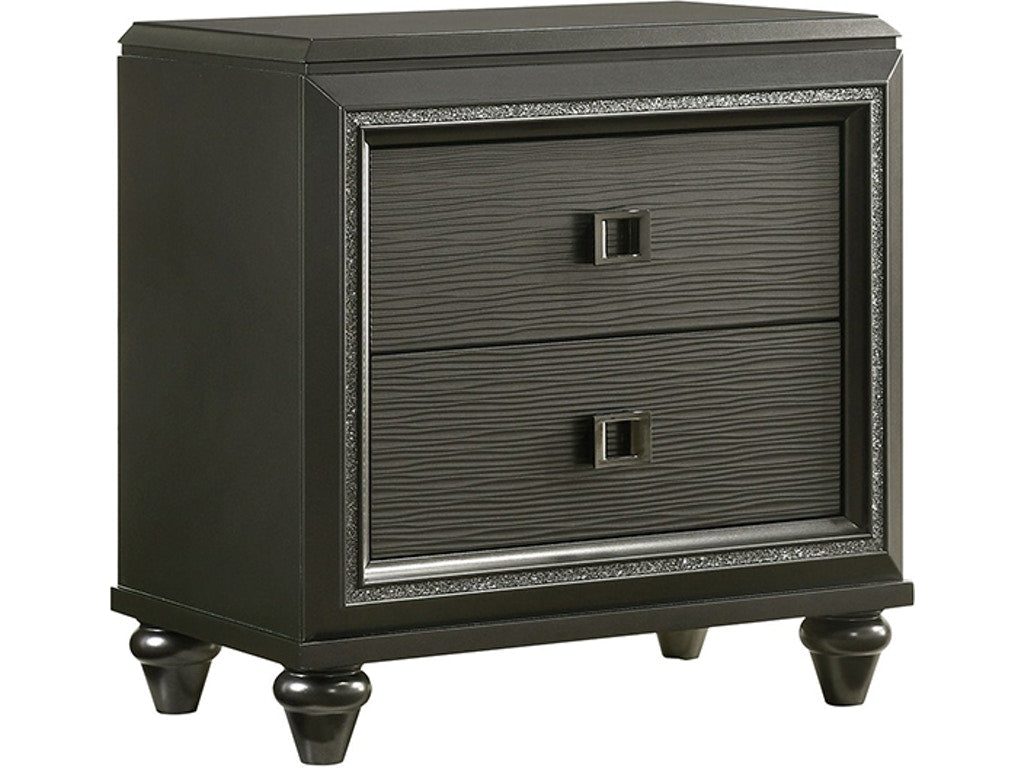 Moonstone Queen Bed w/ Nightstand & Chest