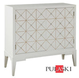 Glenda White Cabinet - Katy Furniture