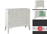 Glenda White Cabinet - Katy Furniture